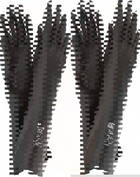 Chemical Resistant Gloves: Large, 30 mil Thick, Neoprene, Unsupported, Type A Chemical-Resistant